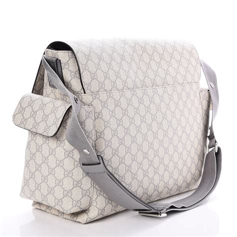 grey gucci diaper bag|gucci diaper bag on sale.